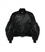 Black Shiny Bomber