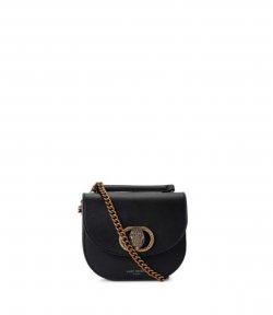 Chelsea Black Saddle Bag