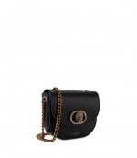 Chelsea Black Saddle Bag