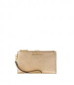 Jet Set Pale Gold Wristlet
