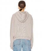 Washed Oyster Hoodie With Logo