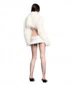 Diva Cream Faux Fur Bolero