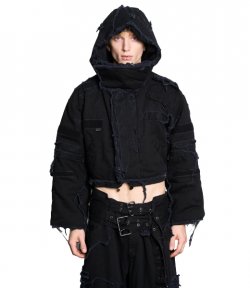 No Photos Black Puffer Jacket