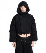No Photos Black Puffer Jacket