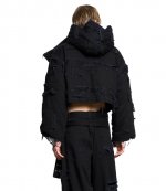 No Photos Black Puffer Jacket
