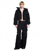 No Photos Black Puffer Jacket