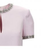 Pink Satin Empellished Top