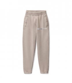 Washed Oyster Classic Sweatpant With Logo