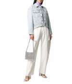 Falling Back Pebble Bleach WLogo Print Jacket
