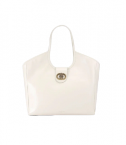 Chelsea Lg Tote Bag Patent Cream