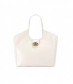 Chelsea Lg Tote Bag Patent Cream