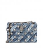 Crystals Mini Kensington Denim Crossbody Bag