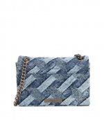 Crystals Mini Kensington Denim Crossbody Bag
