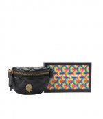Kensington Synthetic Black Wristlet