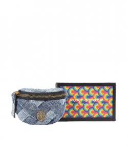 Kensington Denim Wristlet