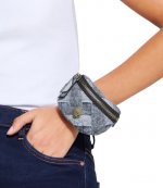 Kensington Denim Wristlet