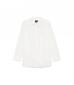 M Pleat PKT SHI White Shirt