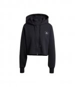 aSMC Black Cropped Hoodie