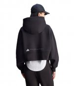 aSMC Black Cropped Hoodie