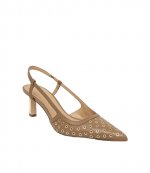 Alora Mid Sling Leather Husk Sling Back