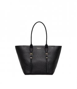 Black Moore Lg Buckle Tote Bag