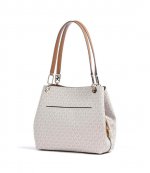 Kensington Vanilla/Acorn Lg Sghoulder Bag