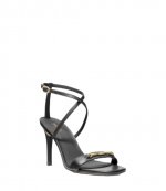 Lena Black Heeled Sandal