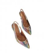 Belgravia High Multicolor Synthetic Courts Slingback