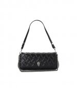 Leather Long Kensington Black Pochette