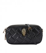 3Zip Kensington Camera Black Leather Bag
