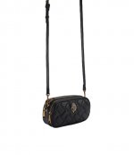 3Zip Kensington Camera Black Leather Bag