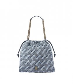 Kensington Drawstring Denim Bag