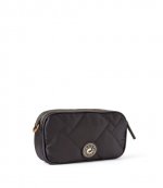 Recycled Sm 2Zip Black Nylon Camera Bag