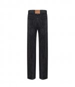 Grey Aged Ez Slouch Logo  Cut Out Embrodery Denim Pants