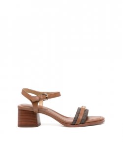 Mandy MK Brown Logo Mid Sandal