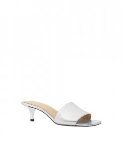 Merriam Kitten Silver Sandal