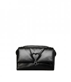 Black Leather Voulez-Vous Bag