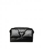 Black Leather Voulez-Vous Bag