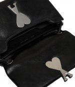 Black Leather Voulez-Vous Bag