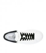 H-Stripes Allacciato H LE9 Bianco Nero White Sneakers
