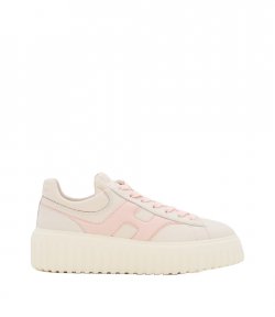 H Pink-Stripes H Spezzata Cream Sneakers