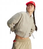 aSMC Beige Croped Bomber