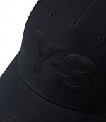 Y-3 Logo Black Cap