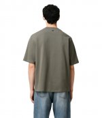 Taupe Cotton Tonal Ami De Coeur T-Shirt