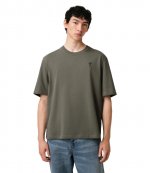 Taupe Cotton Tonal Ami De Coeur T-Shirt