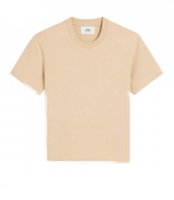 Beige Cotton Ami De Coeur T-Shirt