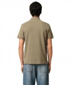 Khaki Cotton Ami De Coeur Polo Shirt