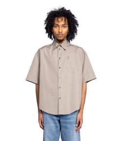Taupe Ami De Coeur Short Sleeves Shirt