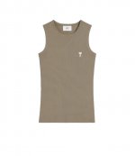 Khaki Sleeveless Ami De Couer Tank Top