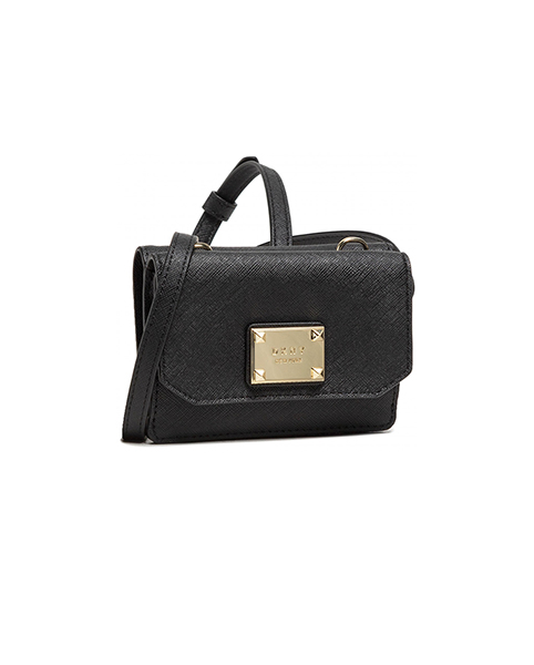 Mini Black Flap Bag